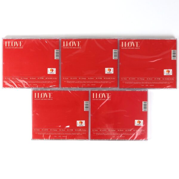 (G)I-DLE - I Love [Jewel Ver.] 5th Mini Album CD 5 Member Versions Set Sealed