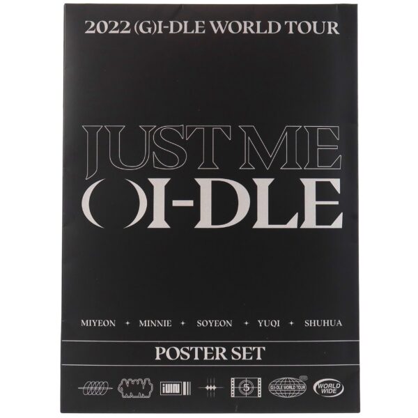 (G)I-DLE 2022 World Tour Poster Set K-Pop Gidle