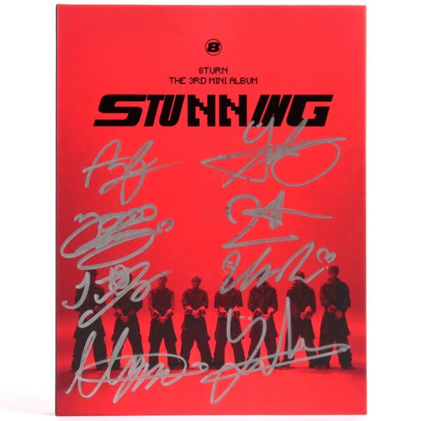 8Turn - Stunning [New Ver.] Signed Autographed Album CD Promo 2024