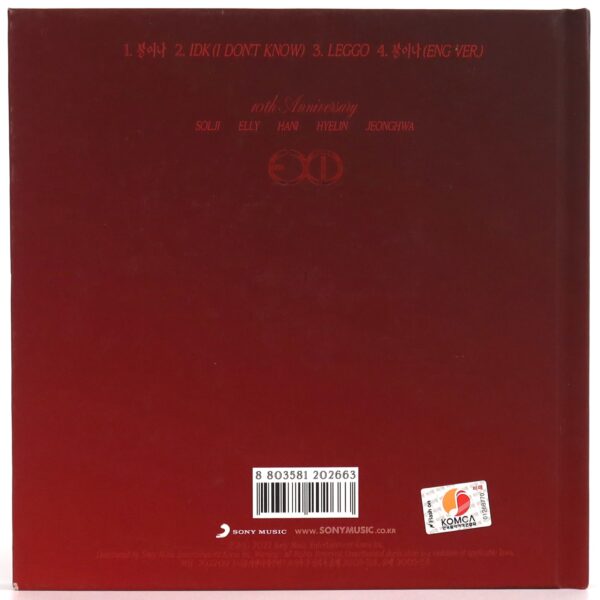 EXID - 10th Anniversary Single 'X' Signed Autographed CD Album Promo 2022