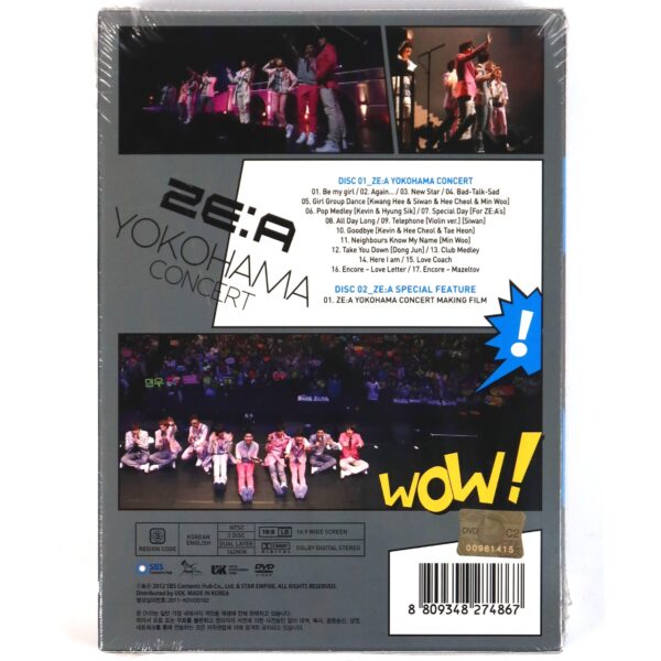 IMG_0801 ZE:A - Yokohama Concert DVD Korea Sealed K-Pop 2012