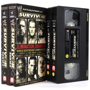 WWE Survivor Series Elimination Chamber (2002) Korean VHS Korea Wrestling