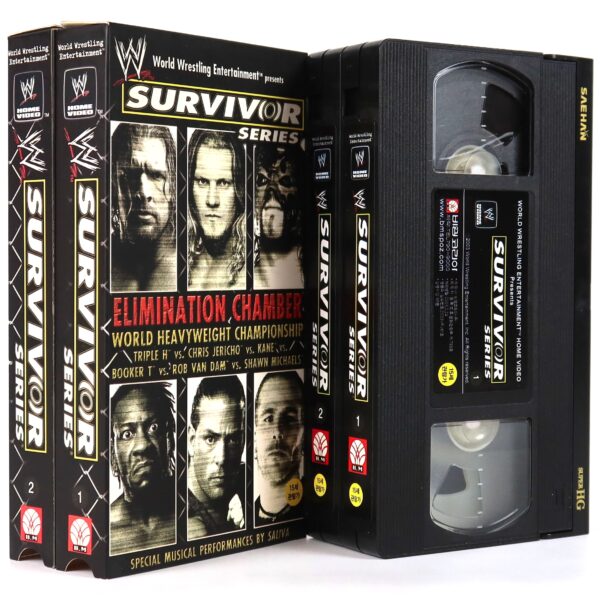 WWE Survivor Series Elimination Chamber (2002) Korean VHS Korea Wrestling