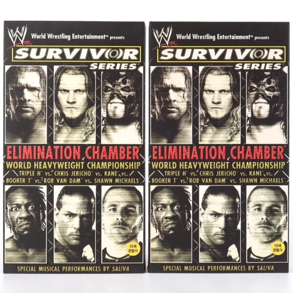 WWE Survivor Series Elimination Chamber (2002) Korean VHS Korea Wrestling
