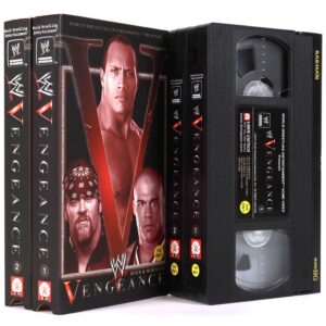 WWE Vengeance (2002) Korean VHS Korea Wrestling The Rock Undertaker