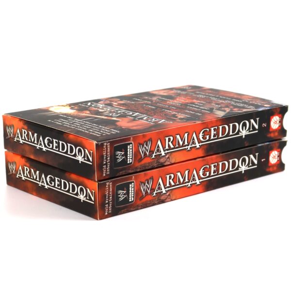 WWE Armageddon (2002) Korean VHS Korea Wrestling Triple H Big Show
