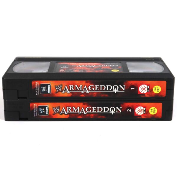 WWE Armageddon (2002) Korean VHS Korea Wrestling Triple H Big Show