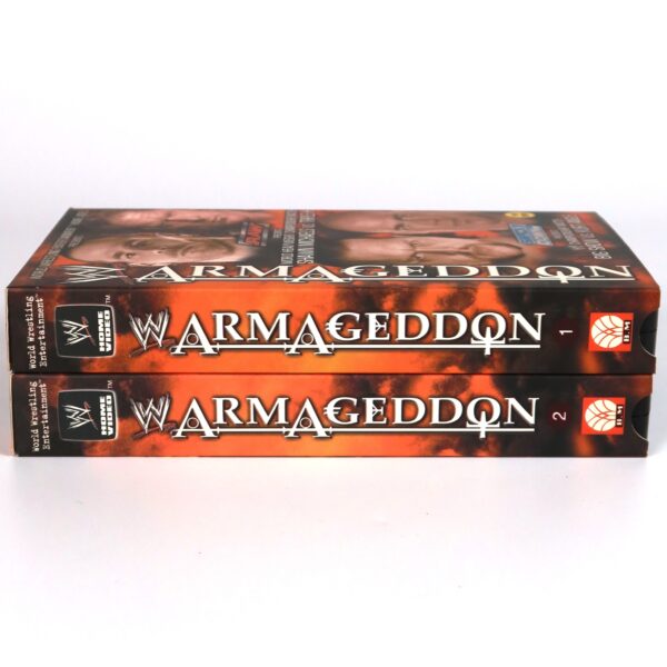 WWE Armageddon (2002) Korean VHS Korea Wrestling Triple H Big Show
