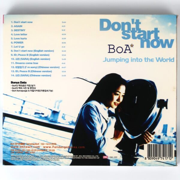 BoA - Jumping into the World Special Album CD K-Pop 2001 SM