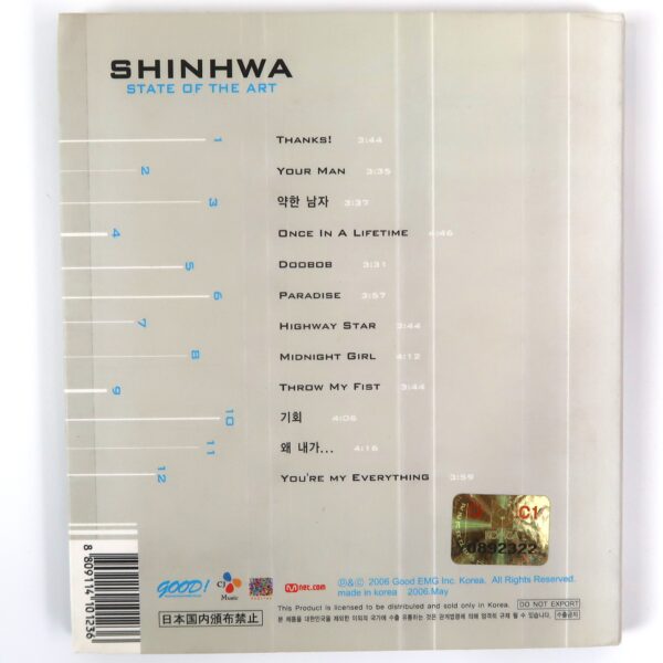 Shinhwa - State of the Art 8th Album CD K-Pop 2006