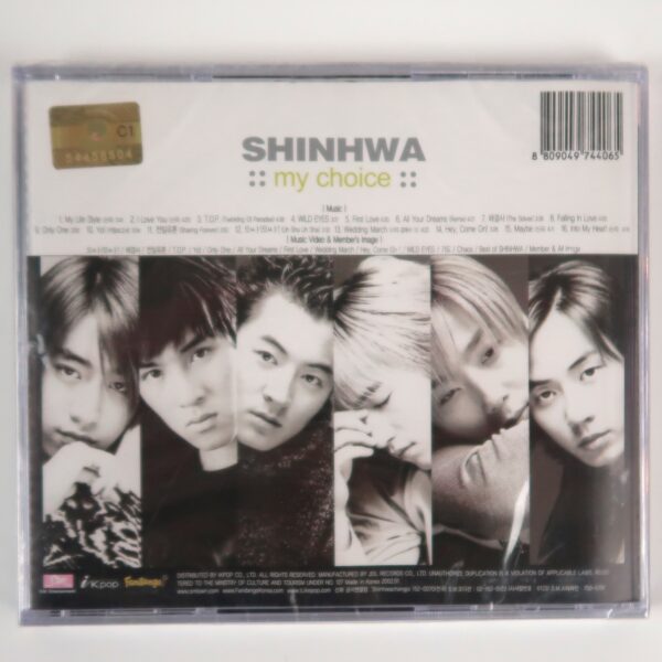 Shinhwa - My Choice Compilation Best Of Album CD Sealed K-Pop 2002 SM