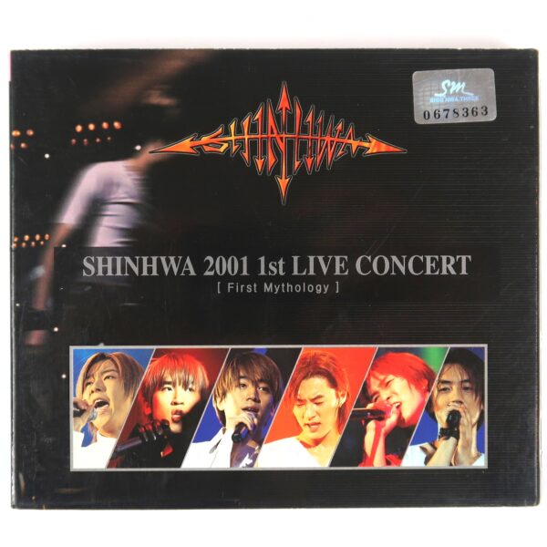 IMG_6884 Shinhwa - 2001 1st Live Concert First Mythology Album CD K-Pop