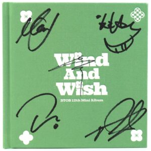 BTOB - Wind and Wish 5 Members Signed 12th Mini Album CD Promo K-Pop 2023
