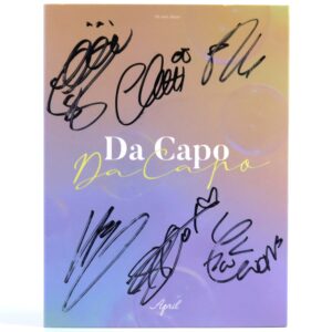 April - Da Capo [Glitter Ver.] Signed Autographed CD Mini Album Promo K-Pop 2020