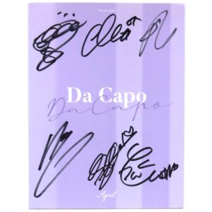 April - Da Capo [Suit Ver.] Signed Autographed CD Mini Album Promo K-Pop 2020