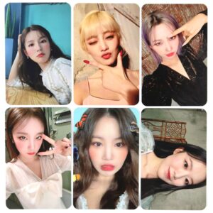 (G)I-DLE - I Burn MusicKorea Pre-Order Benefit Photocard Complete Set POB Gidle
