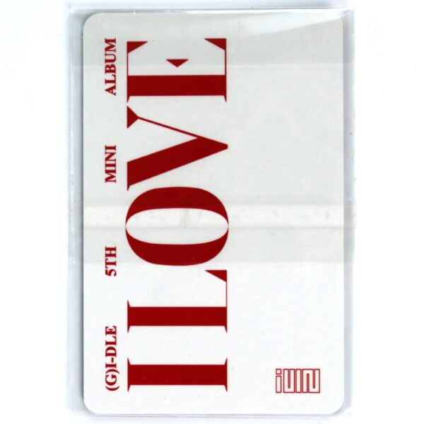 (G)I-DLE - I Love KTown4U Pop-Up Store Lucky Draw Photocard Gidle