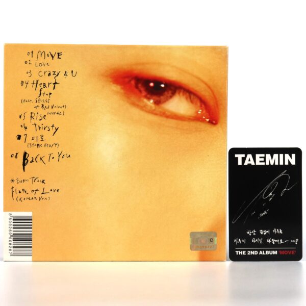 Taemin - Move [Mood Ver.] 2nd Album CD + Photocard 2017 Shinee 2