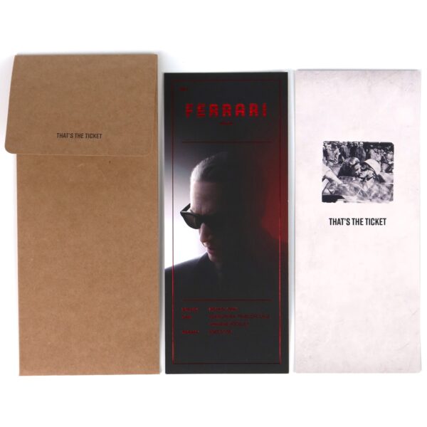 Ferrari CGV Korea That's The Ticket Limited Movie Ticket Set Korean 2025