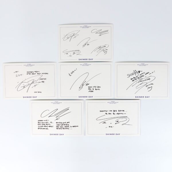 Shinee Special Party Shinee Day 9th Anniversary Postcard Set Complete