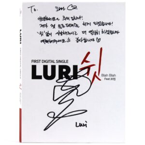Luri - Blah Blah (ft. Bryn) Signed + Message Album Promo CD K-Pop 2019