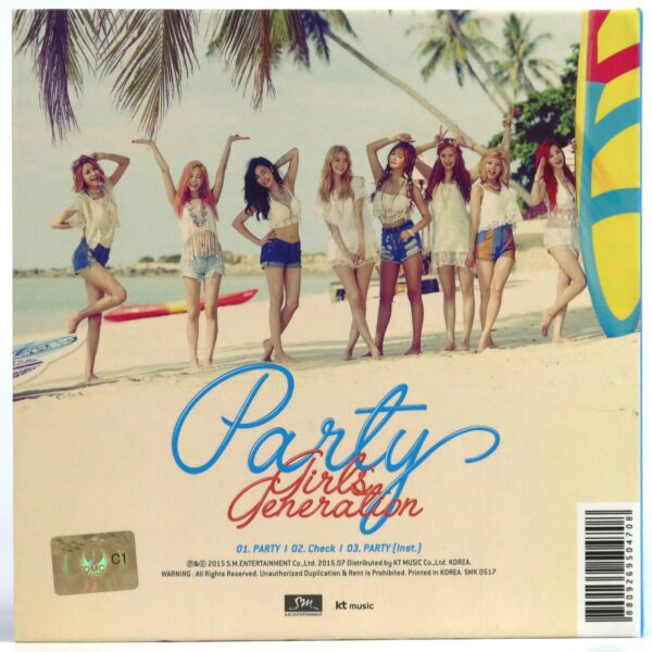 Girls' Generation - Party 2nd Single Album CD 2015