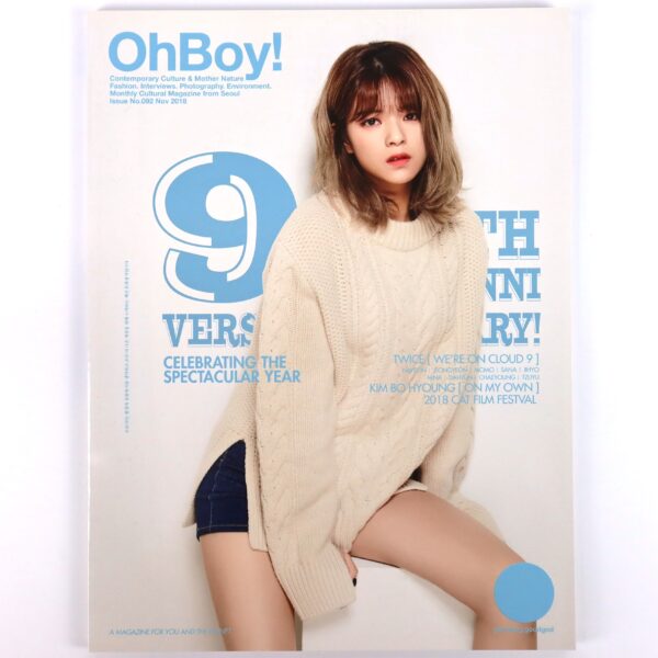 Twice Jeongyeon Cover OhBoy! Magazine Nov 2018 Korea Oh Boy