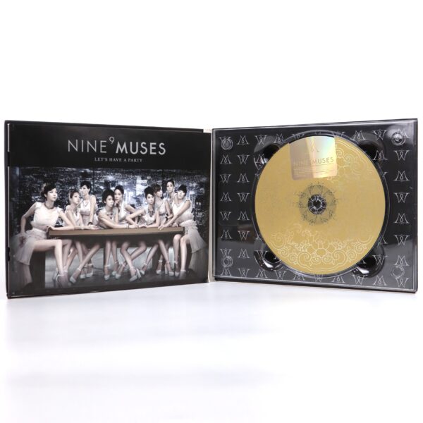 Nine Muses - Let's Have A Party Bini Signed 1st Single Album CD 2010 9Muses