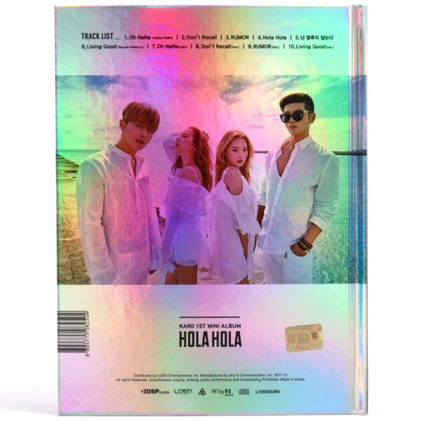Kard - Hola Hola 1st Mini Album CD No Photocards K-Pop 2017