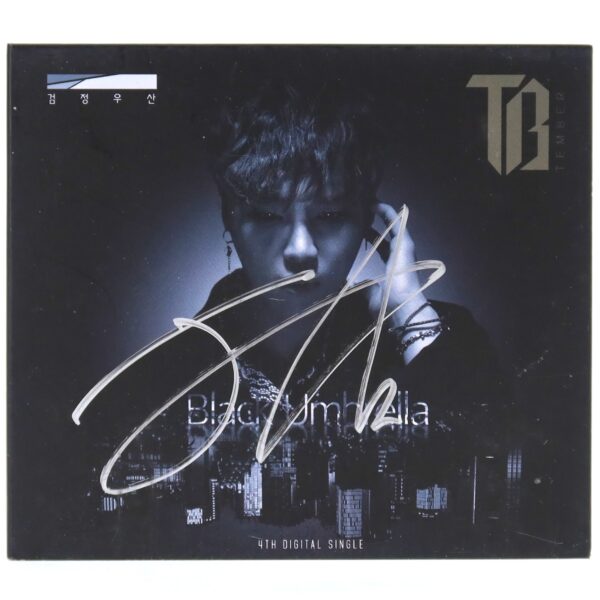 Tember - Black Umbrella Signed Autographed CD Single Album 2018 K-Pop