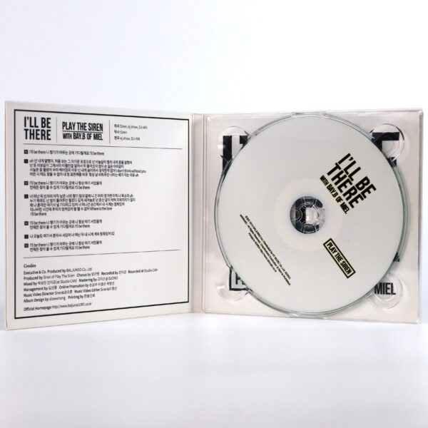 Play The Siren - I'll Be There (Ft. Bay.B's Miel) Signed CD Single Album K-Pop