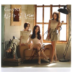 Gavy NJ - Ju Ju Ju Signed Autographed Single Album Promo CD 2015 K-Pop