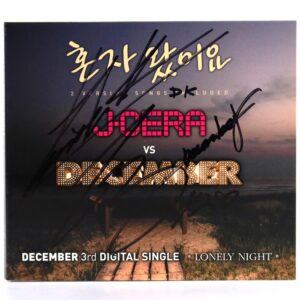 December vs J-Cera - Lonely Night Signed Single Album CD K-Pop 2010