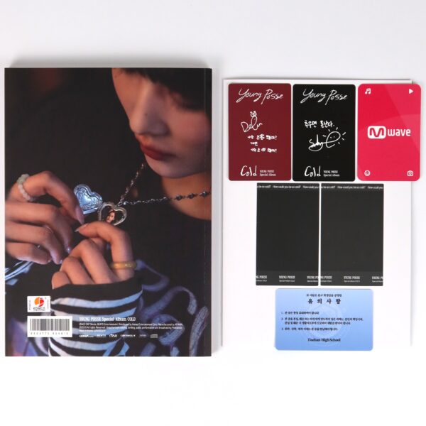 Young Posse - Cold [Making Ver.] Mwave Signed Album CD + POB PC K-Pop 2025