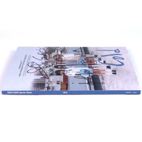 Young Posse - Cold [Photobook Ver.] Mwave Signed Album CD + POB PC K-Pop 2025