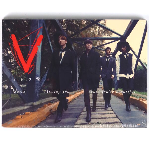 100% - V Album CD Sealed 2013 One Hundred Percent K-Pop Boyband