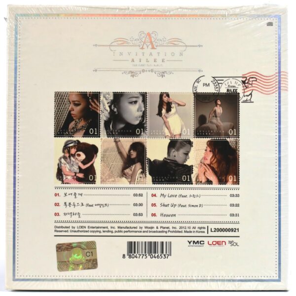 Ailee - Invitation Album CD Sealed K-Pop 2012 [read]