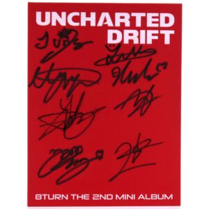 8Turn - Uncharted Drift [Uncharted Ver.] Signed Autographed Album Promo CD 2023