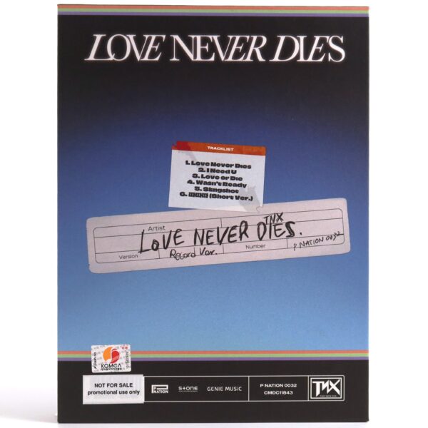TNX - Love Never Dies [Record Ver.] Signed 2nd Mini Album CD Promo 2023 K-Pop