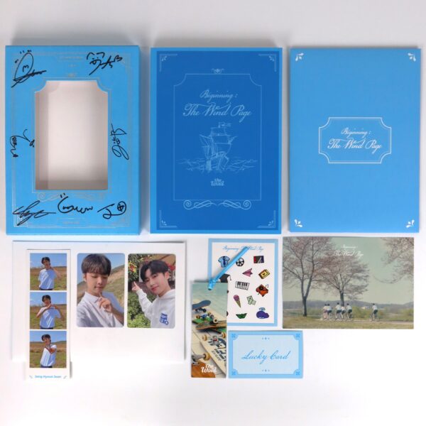 The Wind - Beginning: The Wind Page [Youth Ver.] Signed 1st Mini Album CD Promo