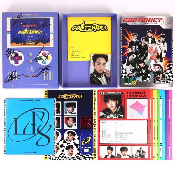 Lun8 - Continue? [I Ver.] Signed Autographed 1st Mini Album CD Promo K-Pop 2023