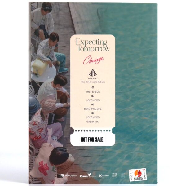 Asc2nt - Expecting Tomorrow [Change Ver.] Signed 1st Single Album CD Promo 2024