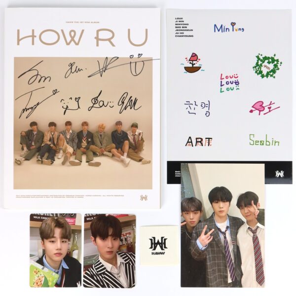 HAWW - How R U [A Ver.] Signed 1st Mini Album CD Promo 2023