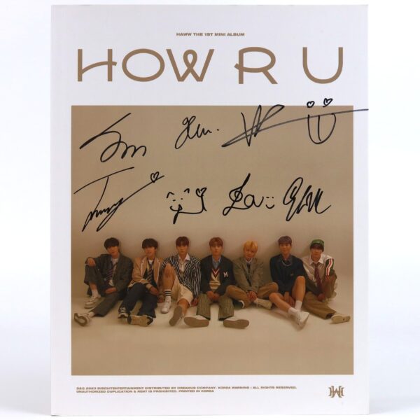 HAWW - How R U [A Ver.] Signed 1st Mini Album CD Promo 2023