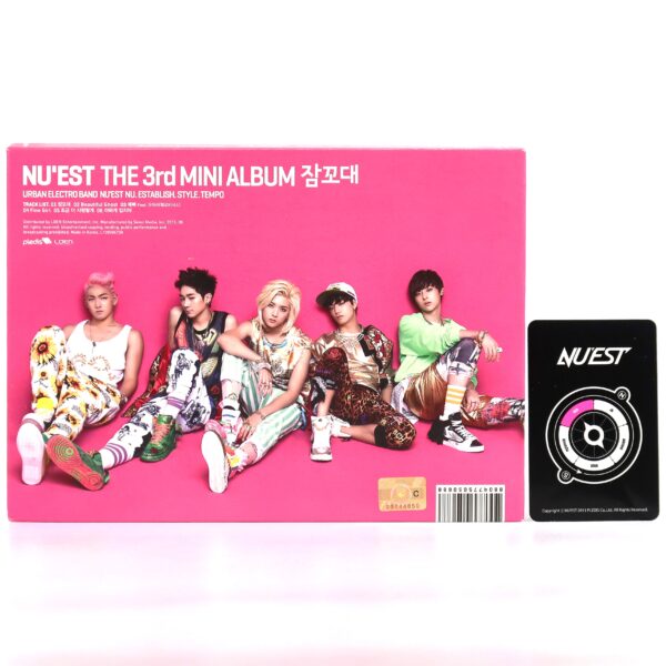 Nu'est - Sleep Talking 3rd Mini Album CD + Ren Photocard K-Pop 2013