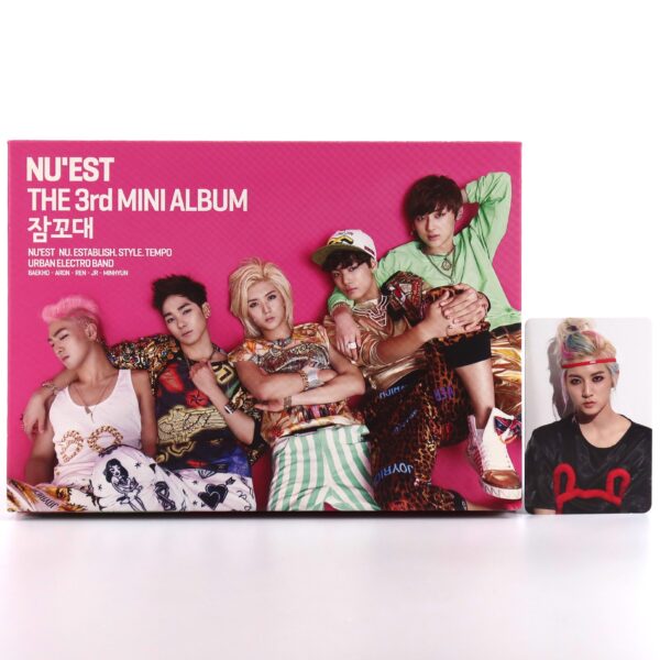 Nu'est - Sleep Talking 3rd Mini Album CD + Ren Photocard K-Pop 2013