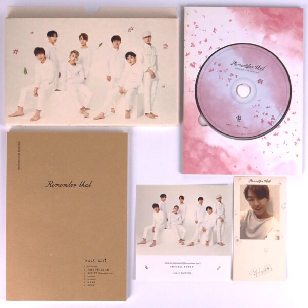BTOB - Remember That 8th Mini Album CD Minhyuk Bookmark K-Pop 2016