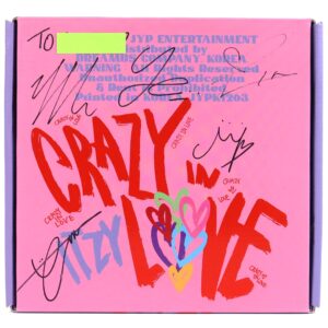 Itzy - Crazy in Love Album Signed Autographed CD Promo 2021
