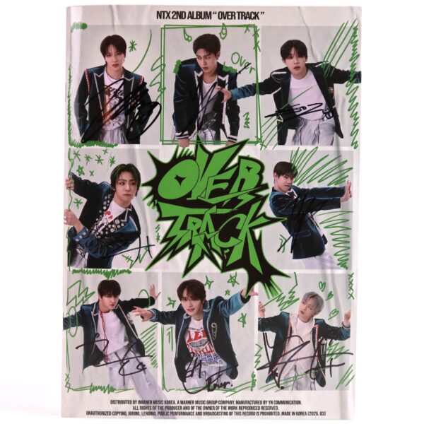 NTX - Over Track [Magazine Ver.] Signed Autographed Album CD Promo K-Pop 2025