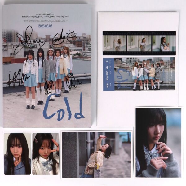 Young Posse - Cold [Photobook Ver.] Signed Autographed Album CD Promo K-Pop 2025